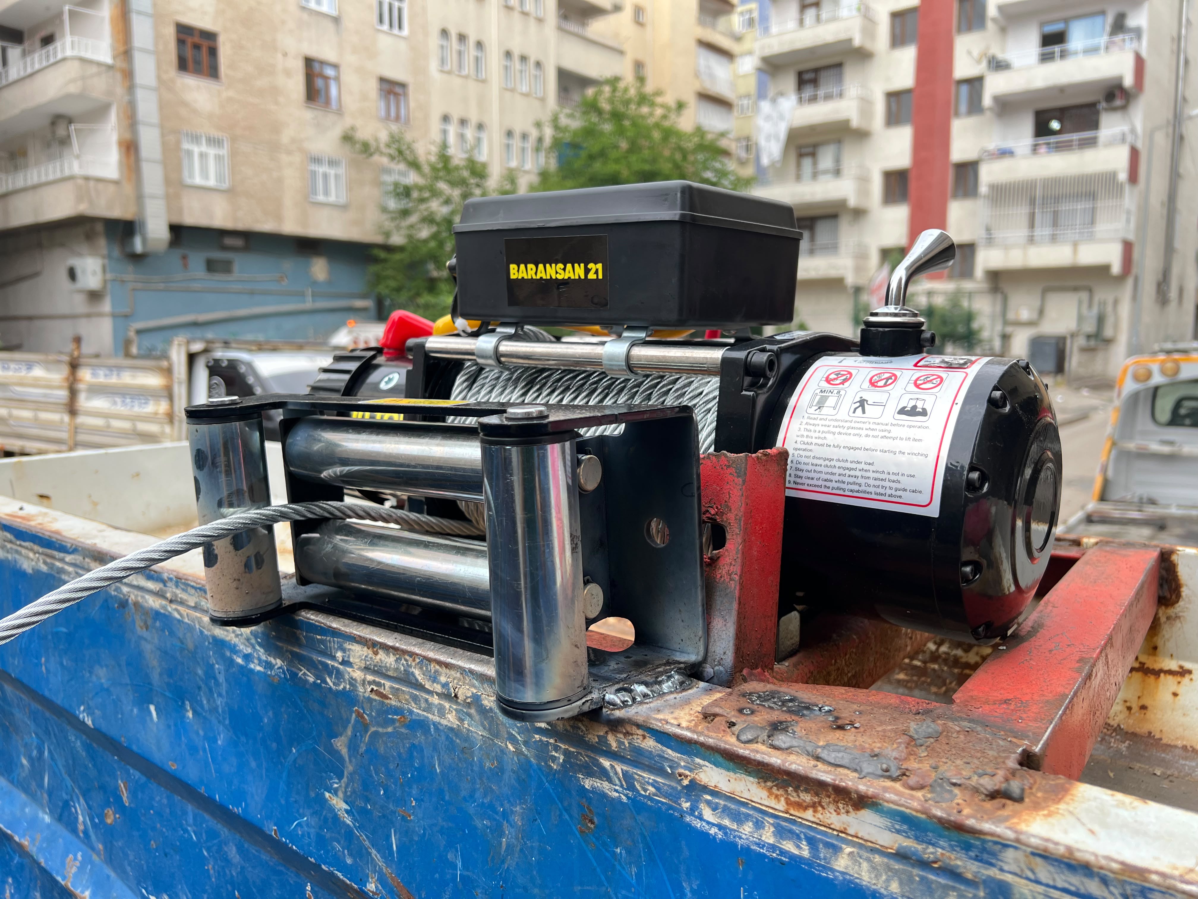Baransan 21 oto kurtarma çekici aracı Diyarbakır